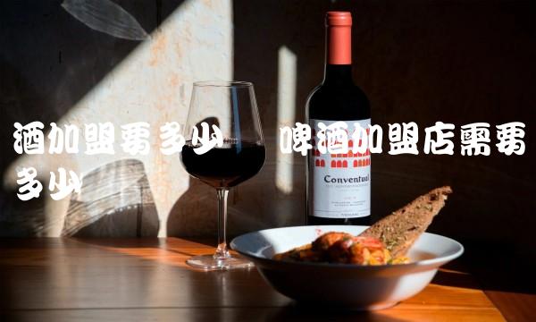酒加盟要多少钱 啤酒加盟店需要多少钱