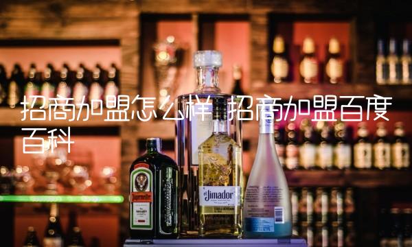 招商加盟怎么样 招商加盟百度百科