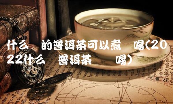 普洱茶正气塘是哪个山头(2022哪个普洱茶喝的人多吗)