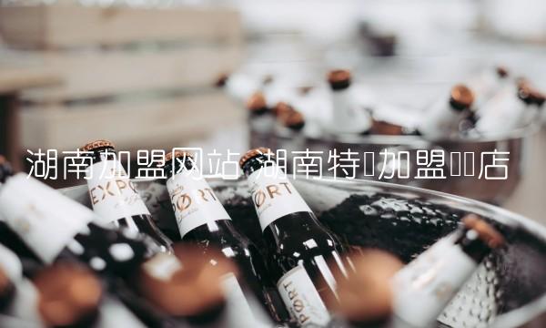 湖南加盟网站 湖南特产加盟连锁店