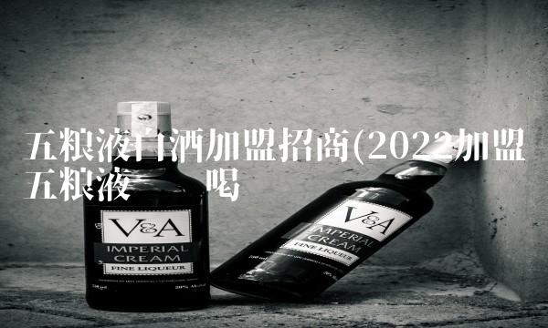 五粮液白酒加盟招商(2022加盟五粮液这样喝 五粮液白酒加盟招商(2022加盟五粮液这样喝
