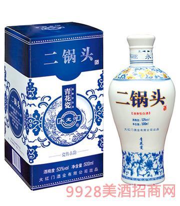 二锅头青花瓷