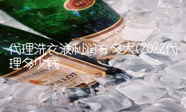 代理洗衣液利润有多大(2022代理多少钱