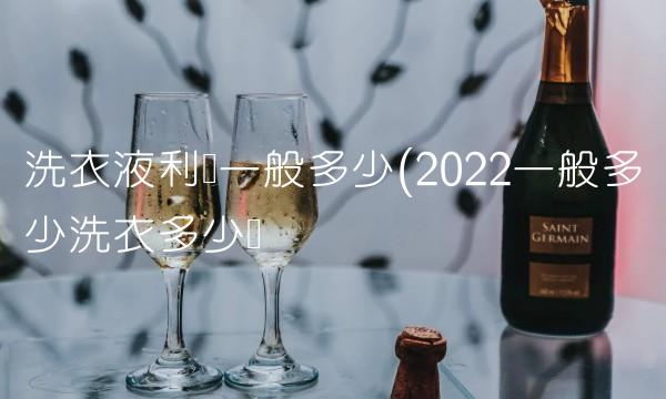 洗衣液利润一般多少(2022一般多少洗衣多少钱 洗衣液利润一般多少(2022一般多少洗衣多少钱
