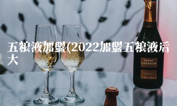 五粮液加盟(2022加盟五粮液后劲大吗